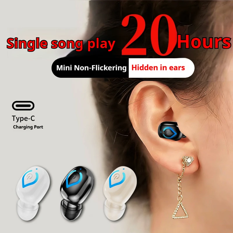 Bluetooth Headset On Ear - Mini fones de ouvido sem fio