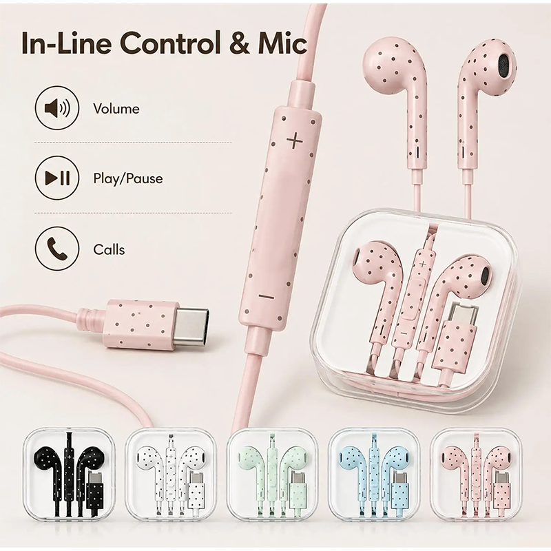 Usb C Earphone - Fones de Ouvido Tipo C com