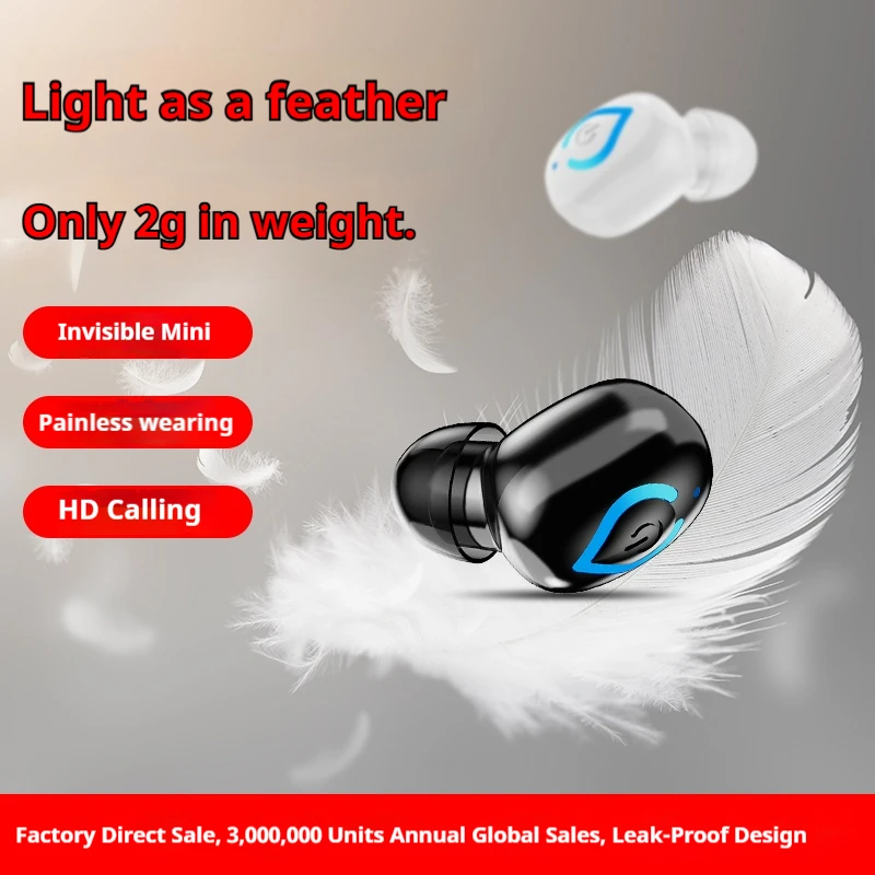 Mini fones de ouvido sem fio b - Bluetooth Headset On Ear avaliação e preço