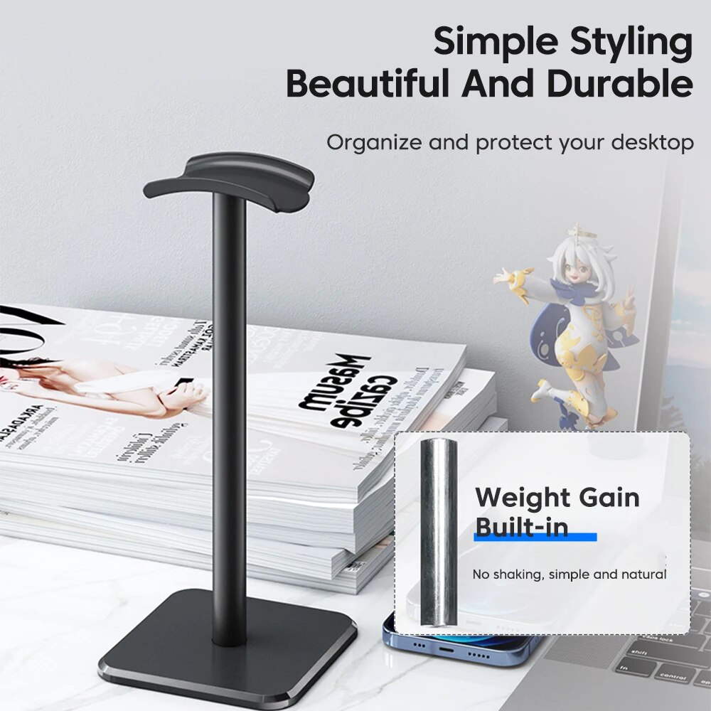 Suporte universal para fone de - Headphone Stand Desk avaliação e preço
